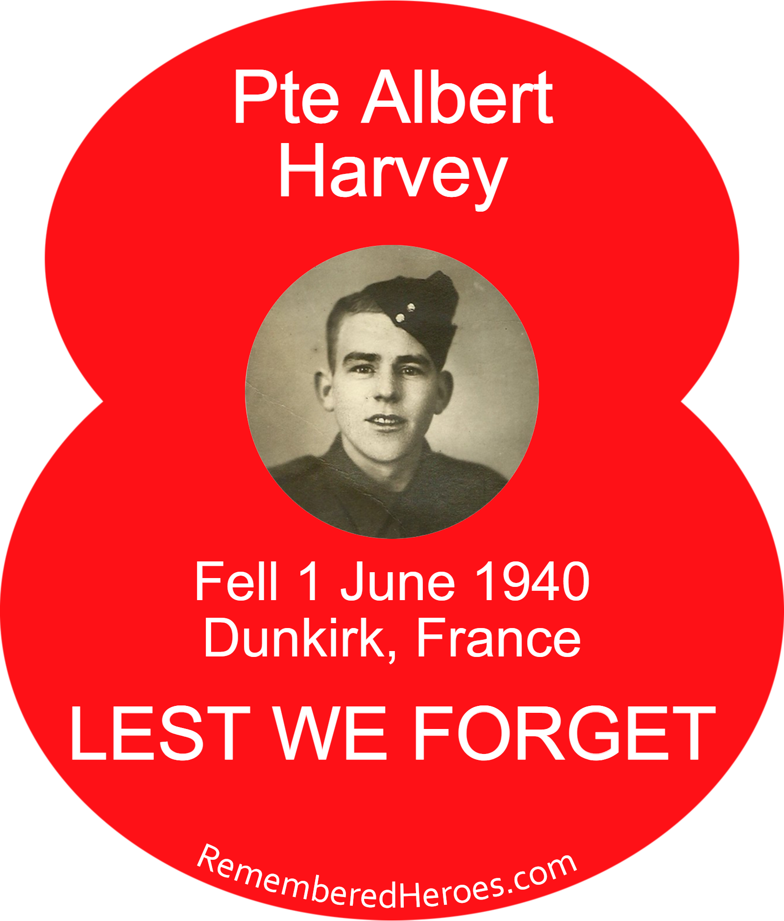 Private Albert Harvey